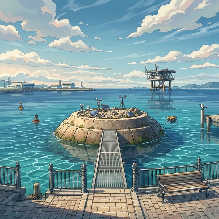 Input image: image_static_stylized_aquatic_landscape_0110